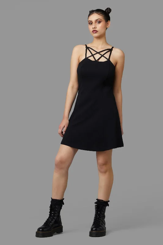Occultist Dress Maxi Flowy Bohemian