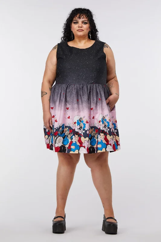 Pick Me Dress Curve Floral Print girly