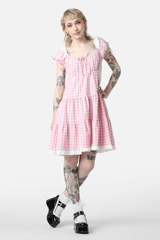 Picnic Party Ruffle Dress Tunics Stylish modern