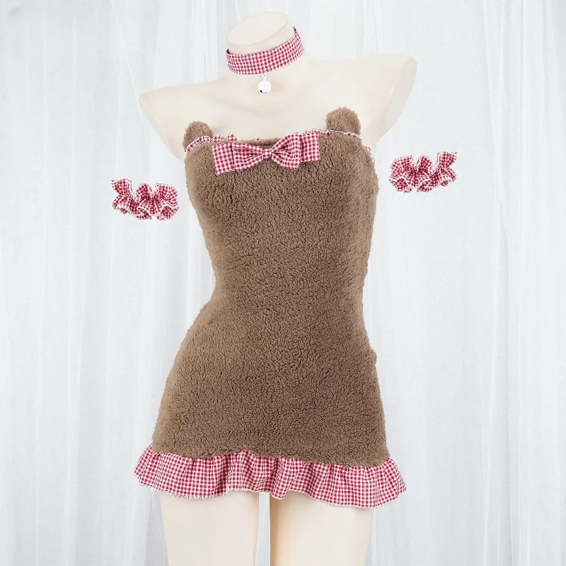 plush bear nightdress  YV50189 Tunics Gym athletic