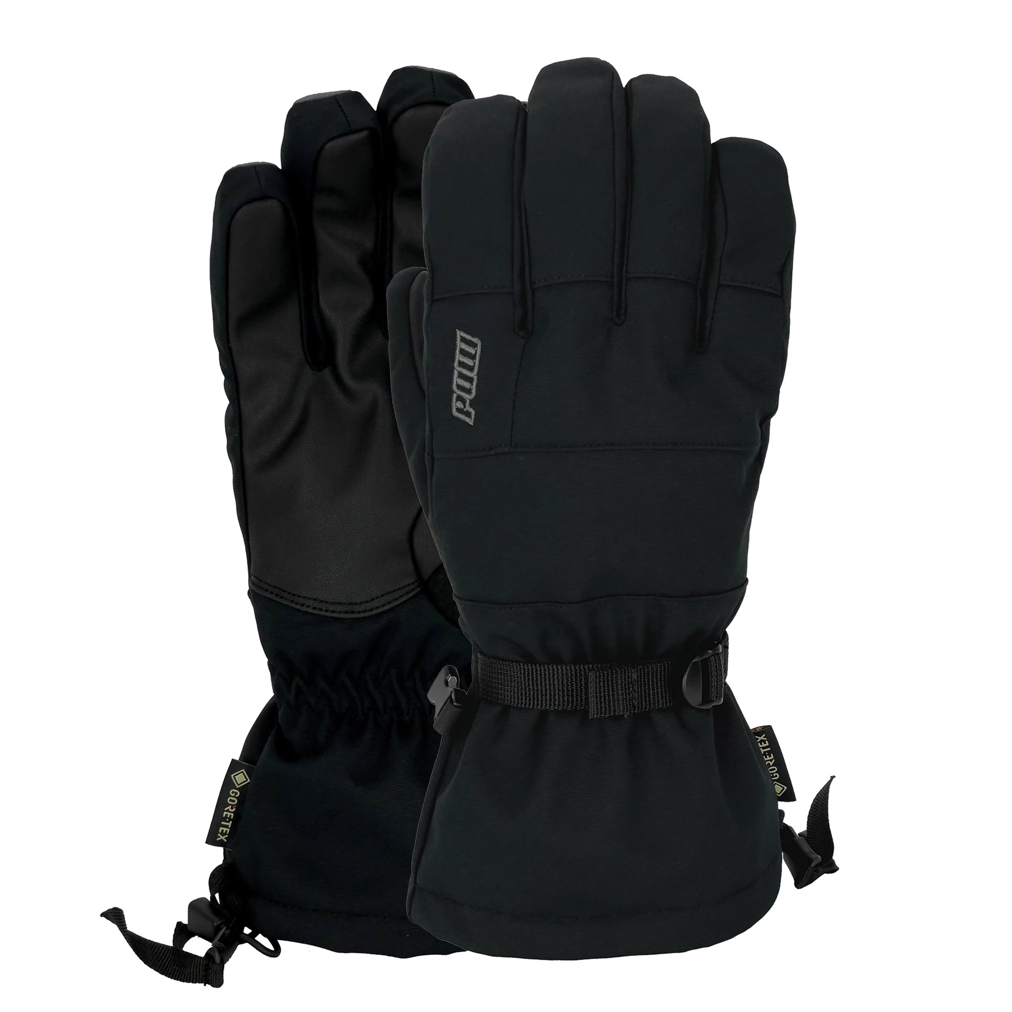 POW Trench Gore-Tex Glove Black Double-Breasted Belted Trench