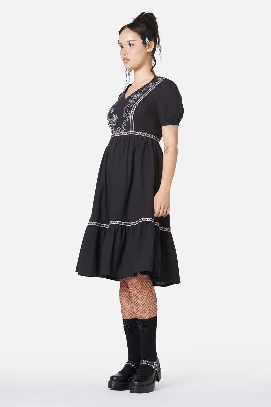 Still Life Ornate Dress Tunic Top Casual