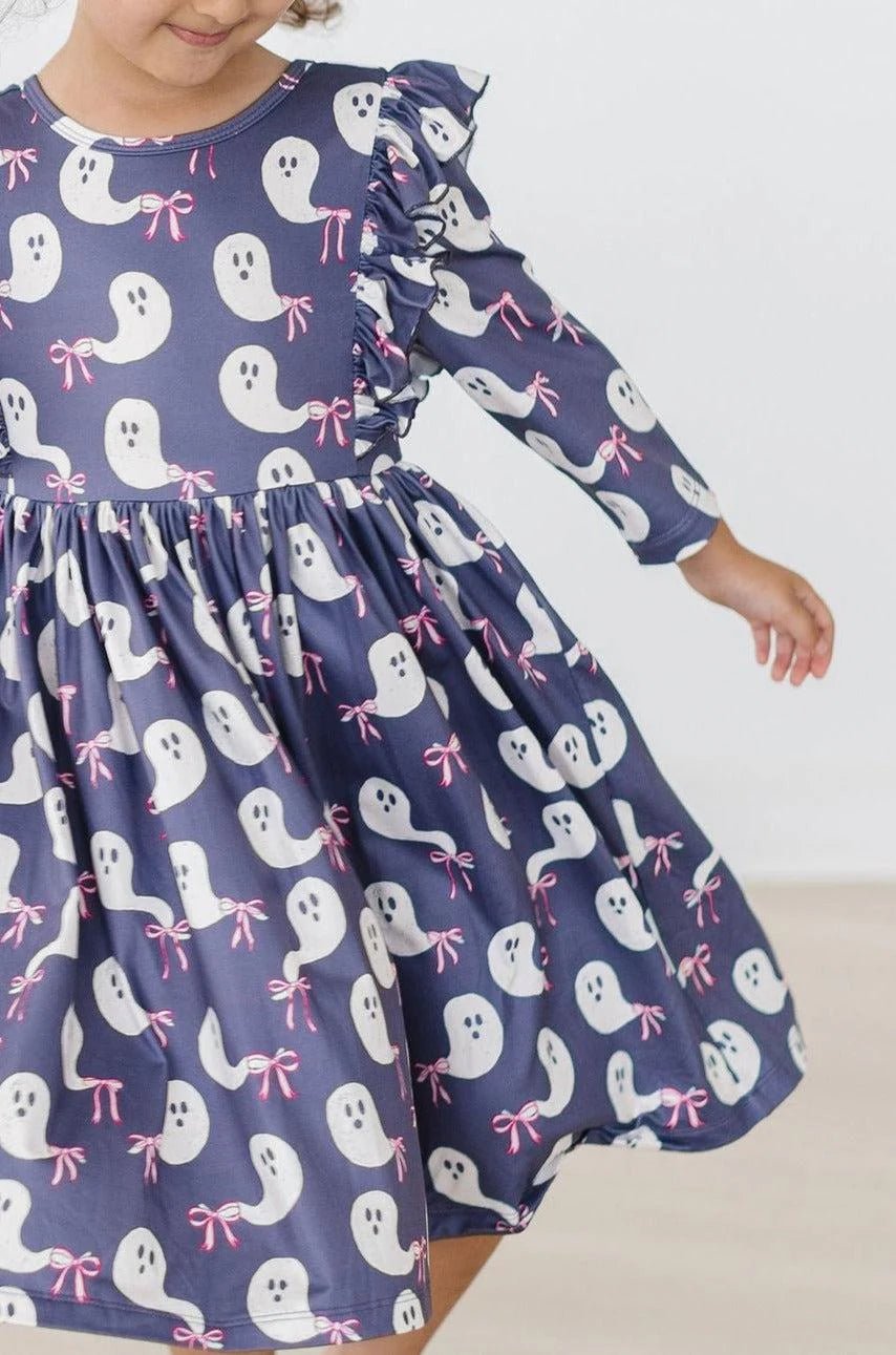 Mila & Rose Tied with a Boo Ruffle Dress Tunics Top rated