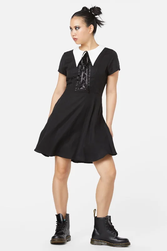 All Tied Up Gothic Dress Tunics Velvet soft