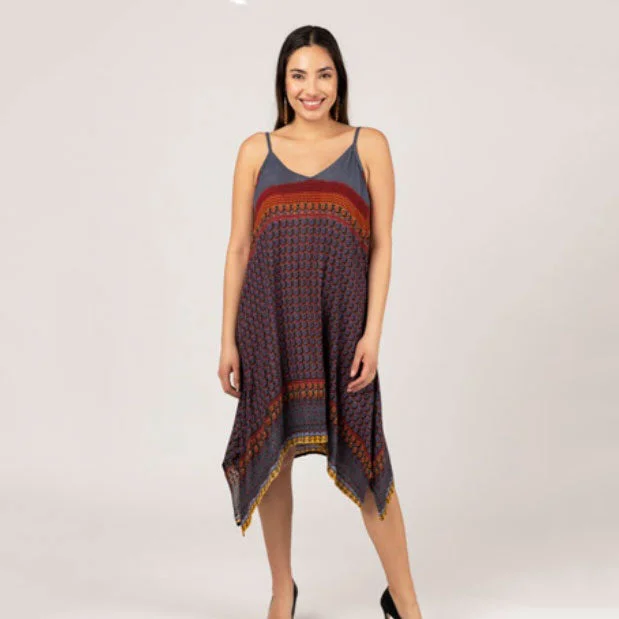 Boho Sundress - Plum, Nepal Tunics Mesh breathable