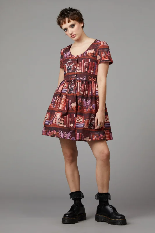 Bookish Print Dress Tunics Custom made