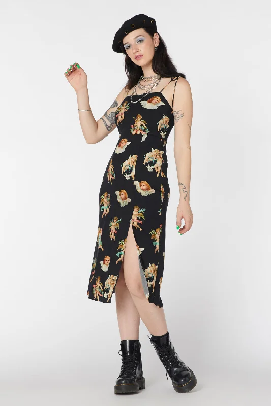 Cherub Viscose Slip Dress Tunics Sophisticated sleek