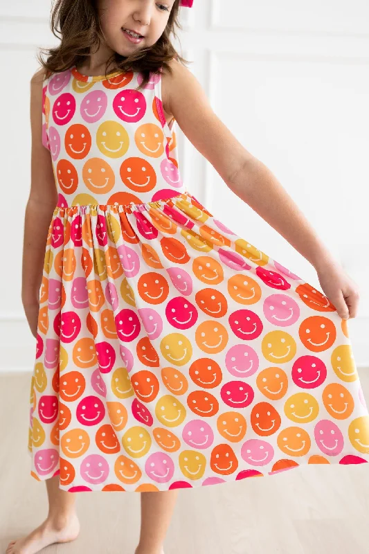 Don't Worry, Be Hippy Tank Twirl Dress Tunics Sophisticated sleek