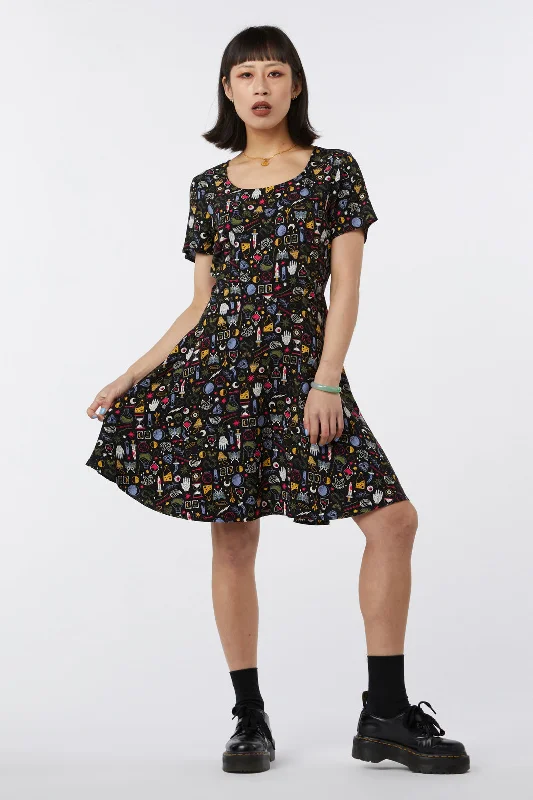 Grimoire Dress Tunics Fall fleece