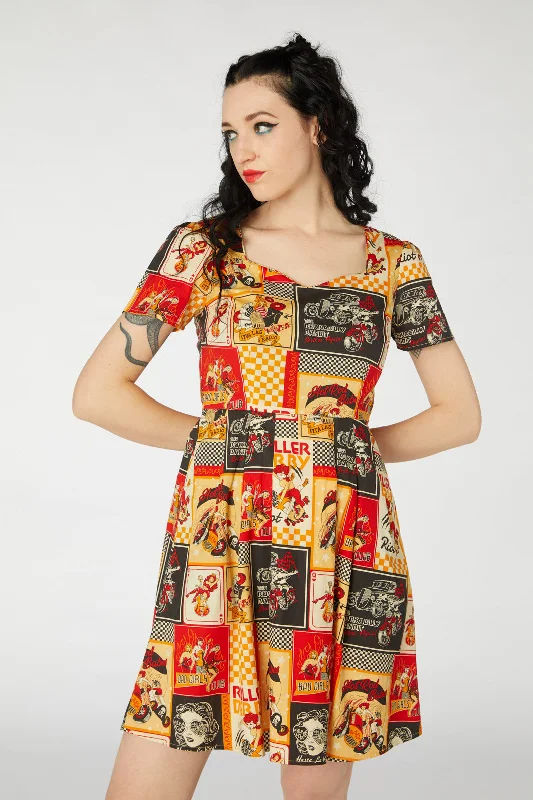 Hot Rod Girls Dress Tunics Lace romantic