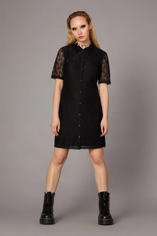 Lace Goth Dress Tunics Chic fashionable