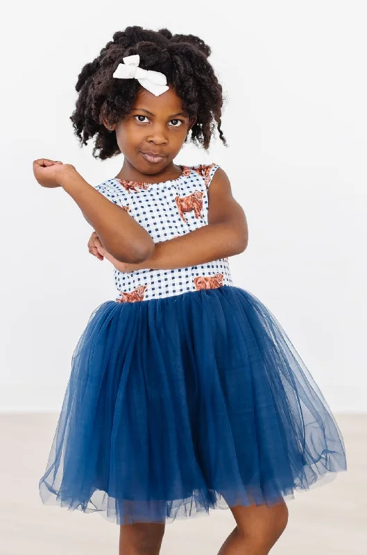 Moo-velous Tank Tutu Dress Maxi Flowy Bohemian