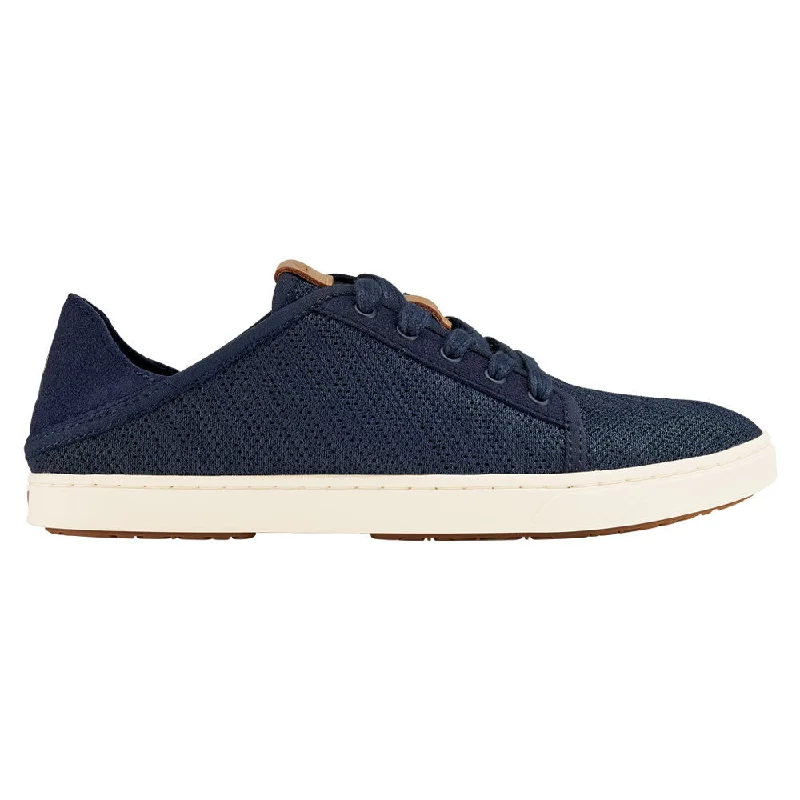 OluKai Pehuea Lī Mesh Lace-Up Sneaker Trench Blue (Women's) Stylish Wool Blend Trench Coat