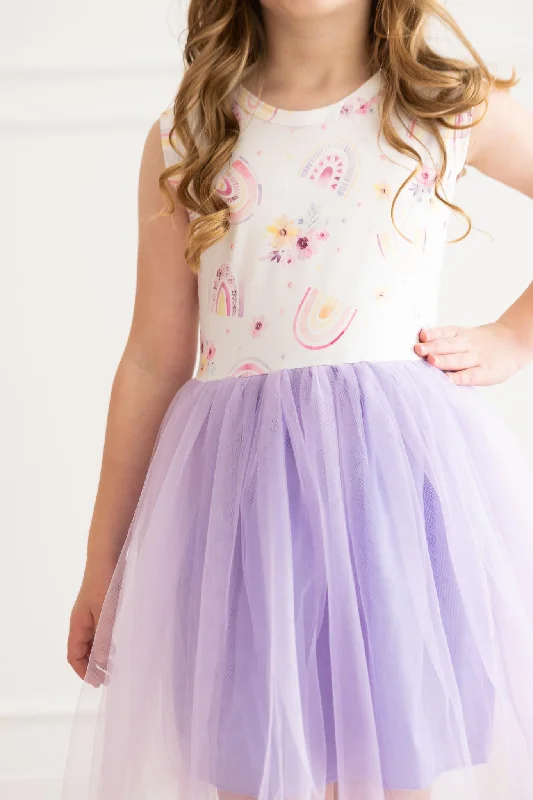 SALE Rainbow Meadows Tank Tutu Dress Tunics Fashionable chic