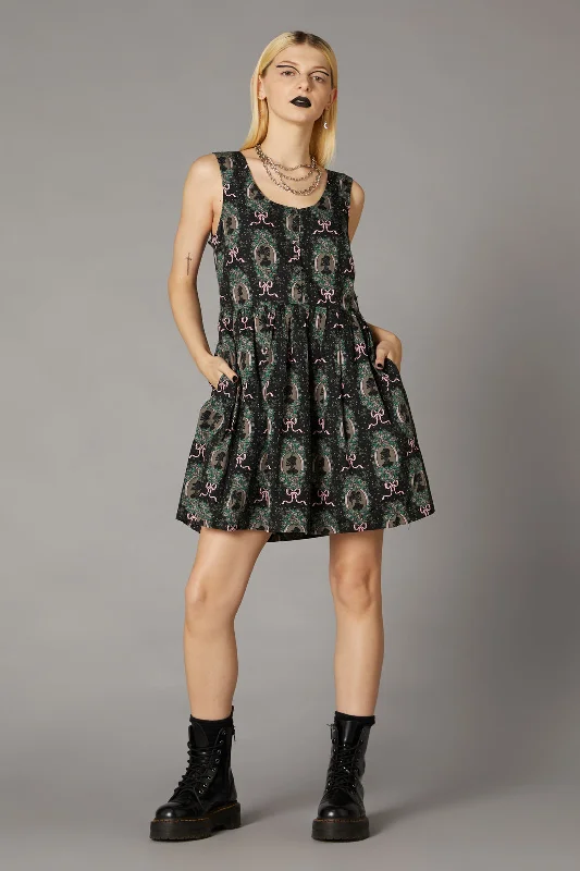 Spooky Cameo Print Dress Tunics Gym athletic