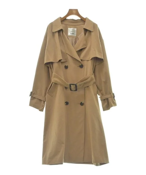 Heather Trench coats Pleated Ruffled tiered