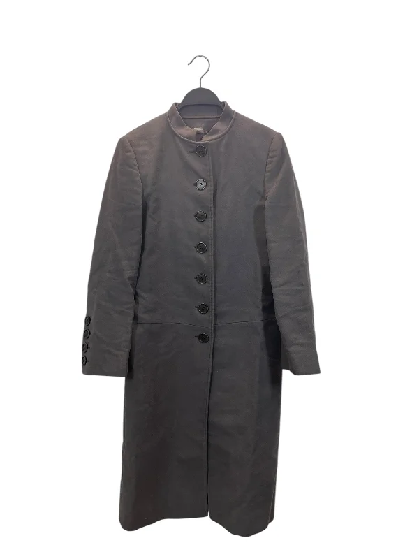 Helmut Lang/Trench Coat/42/Cotton/GRY/ Suede Jacket Faux Fur Jacket Puffer Jacket