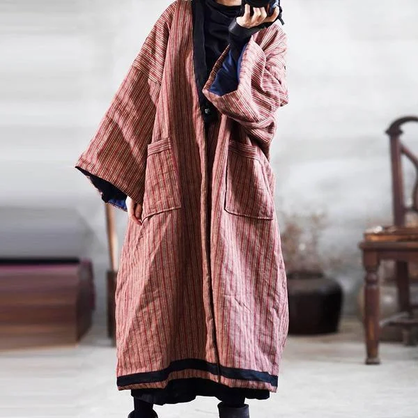 New Long Sleeve Casual Women Cloths V-neck Trench Chic Loose Fit Trench