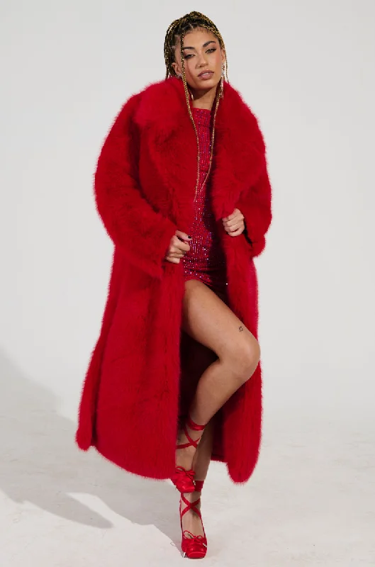 OXFORD FAUX FUR TRENCH Fashionable Cropped Trench Coat