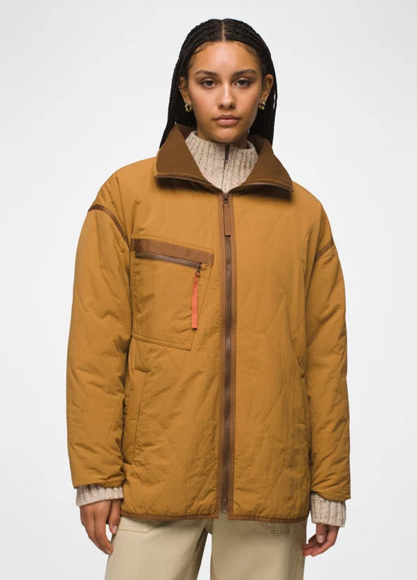 Prana - Encinitas Field Coat Hooded Jacket Zipper Jacket Button Jacket