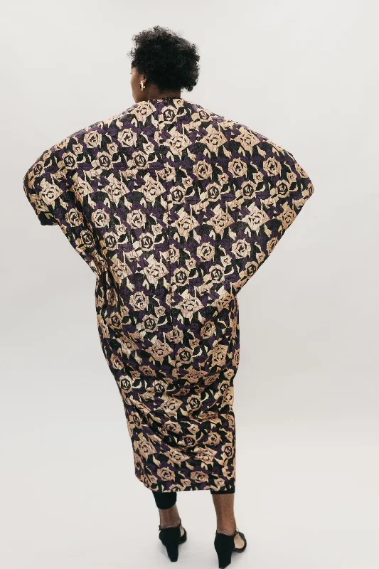 503 Poiret Cocoon Coat Jersey Tulle Batik