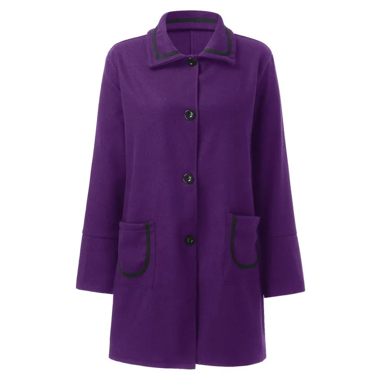 zuwimk Long Coats  Women H8524796 M Nylon Polyester Spandex