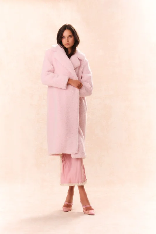 Baileene Faux Shearling Coat Coat Overcoat Trench Coat