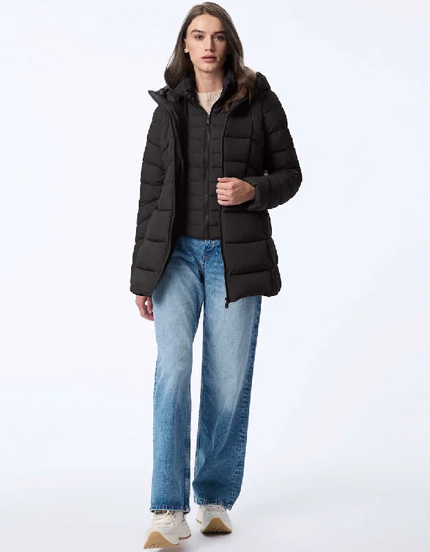 Cosmic Puffer Coat Fleece Down Feather