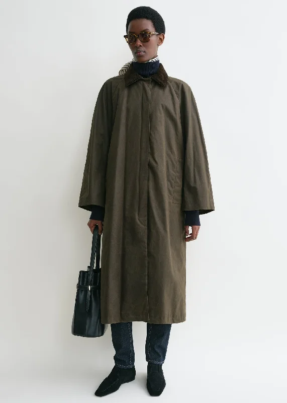 Country coat forest Toggle Coat Shawl Collar Coat Notch Collar Coat