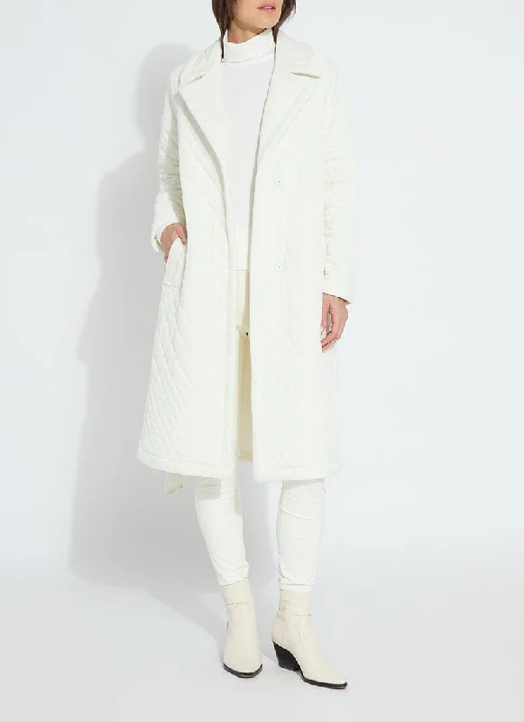 Starla Quilted Velvet Trench Coat A-Line Ball Gown Mermaid