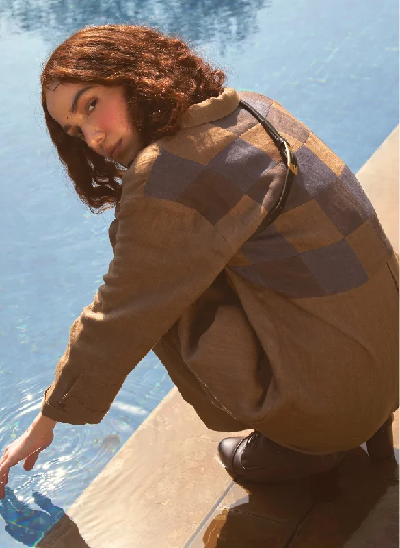 Trench Me Not Overlay Fashionable Wool Trench Coat