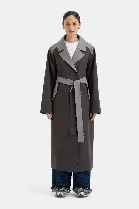 Wesley Trench Comfortable Wool Trench Jacket