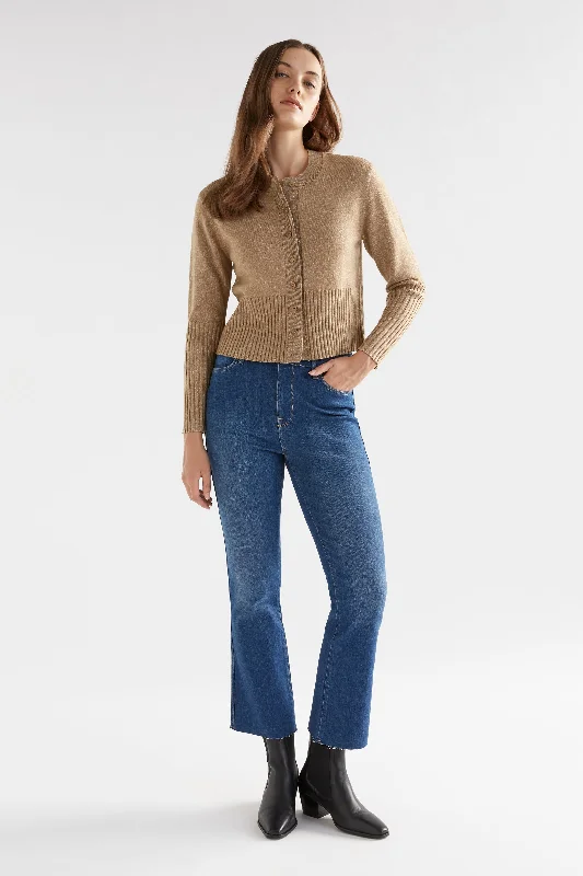 Finby Metallic Cardigan Seamless Knitted Crochet