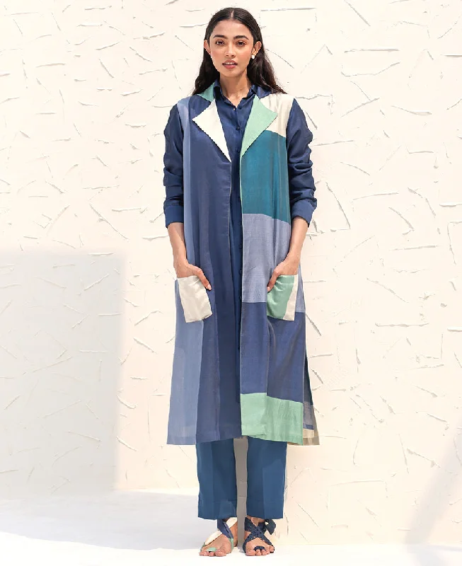 Ocean Trench RTS Classic Plaid Wool Trench